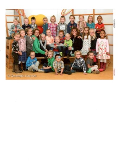 De klas van Juf Elise en Juf Els